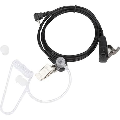 Écouteur-micro portable à tube 2,5 mm et 1 broche pour talkies-walkies Motorola à 1 broche (1/5)