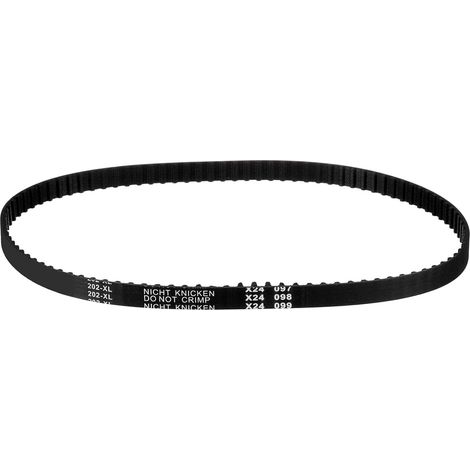 202XL 037 Timing Belt 101 Teeth Black Rubber Toothed Timing Belt, 10mm Width, 5.08mm Pitch, Timing Belt for 3D Printer (1/5)