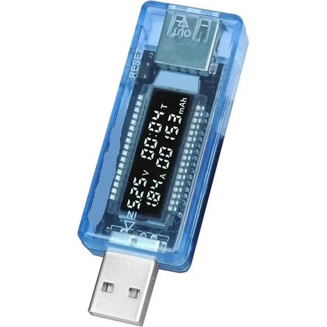 USB-Strom-Spannungs-Kapazitätstester, Volt-Erkennung, Ladegerät, Messgerät, mobiler Stromdetektor