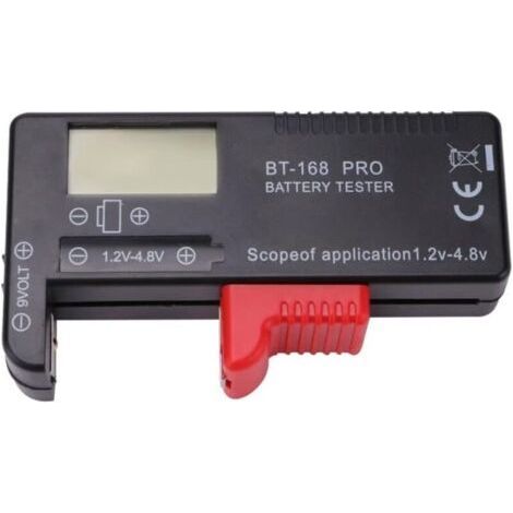 BT-168 PROTester Universal Digital Battery Volt Checker, Digital Battery Tester, Button Cell Voltage Tester, for AA, AAA, C, D, 9V, 1.5V, 18650, Button Batteries (1/5)