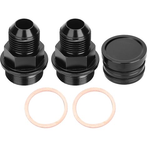 Bouchon et connecteur de reniflard de bloc-cylindres arrière du séparateur d'huile M28-10AN pour moteurs Honda B16 et B18C (1/5)