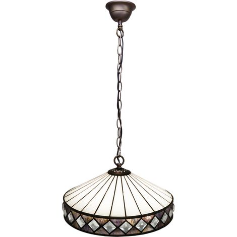 Mittelgroße Deckenpendelleuchte mit Kette mit 30 cm Durchmesser der Ilumina-Serie