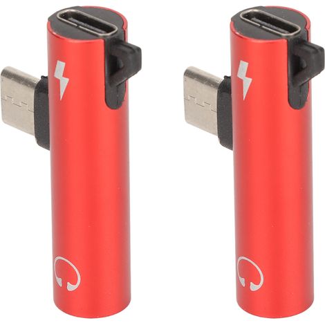Adaptateur USB C vers Jack 3.5mm Double Fonction, Charge Rapide et Audio Haute Qualité pour Téléphone et iPad