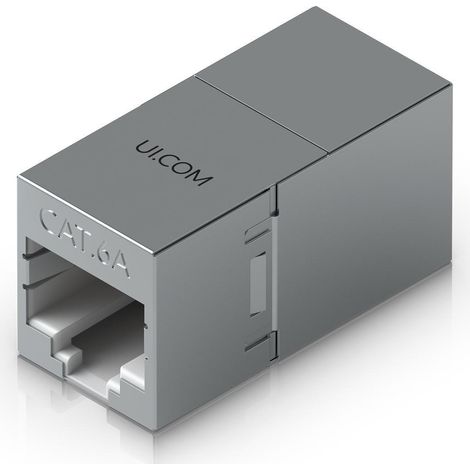Ubiquiti UACC-RJ45-Coupler-C6A acier inoxydable réseau (1/2)