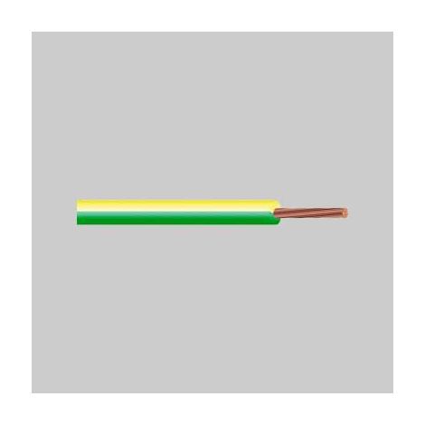 CAVO UNIPOLARE 'GIALLO VERDE' Sezione 1 x 6 - 100 metrilineari
