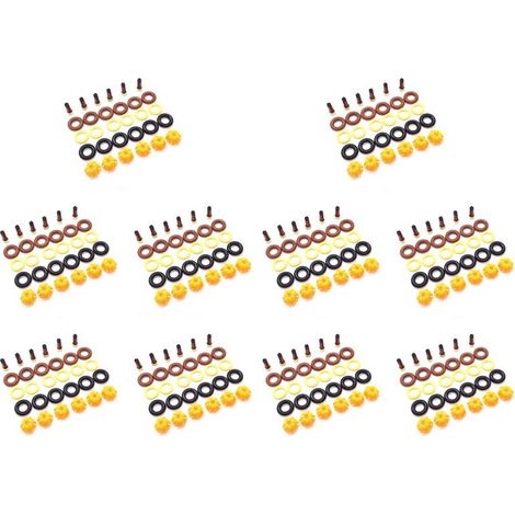 Kit di riparazione per 10 iniettori di carburante 0280150440 13641703819 Adatto per auto E60 E39 520I 523I Ricambio AY-RK004