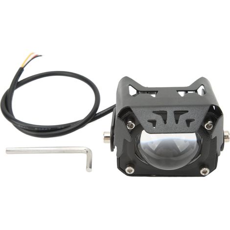 Phare de vélo électrique LED haute luminosité, lentille bicolore en alliage d'aluminium, 12-100V DC (1/5)