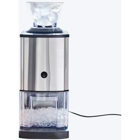 Broyeur à glace, Pileur de glace - Acier inoxydable, électrique, pour cocktails et buffets