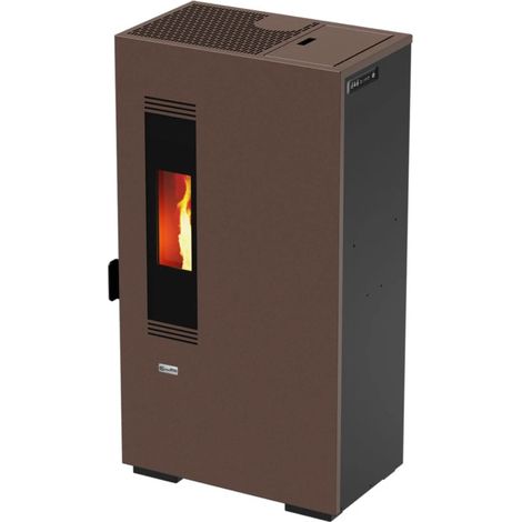 stufa a pellet canadian stove "slimmy 6" ruggine 6 kw (1/3)
