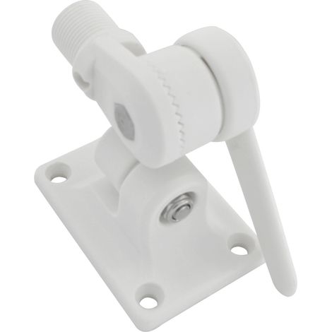 Plastic antenna mount for ship accessories, ship spare parts, antenna socket with square base, 25 mm outer diameter, 15 mm inner diameter (1/3)