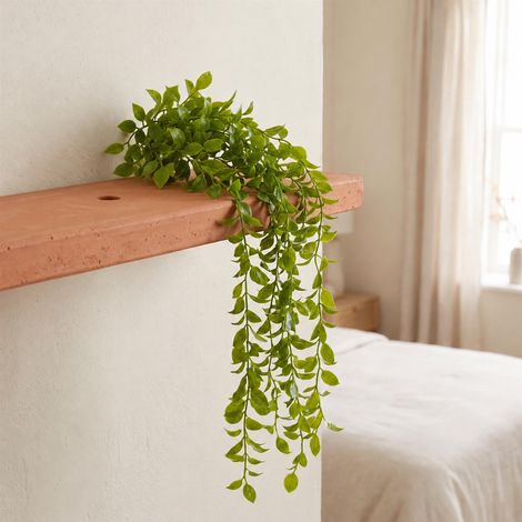 90cm Artificial Trailing Green Leaf Hanging Plant Faux Foliage Garland (1/4)