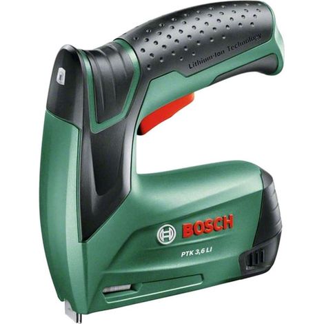 Bosch Werkzeug - 3,6V Akku-Tacker 4-10 mm, Ladegerät 0603968220