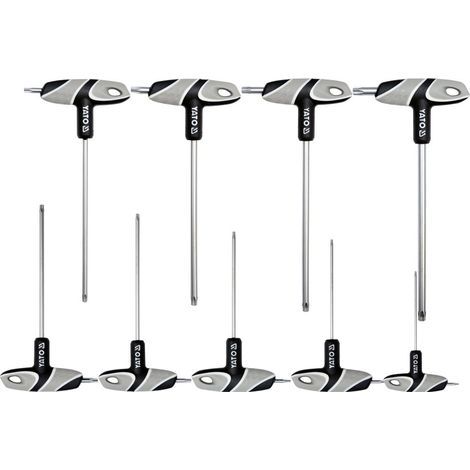 Juego de llaves Torx con mango, 9 piezas YT-05615 Yato (1/3)