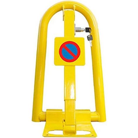 WURKO valla de parking con cerradura 5103 , Valla para parking con cerradura 5103Tamaño: 30x50cmFabricado en acero termolacadoPlaca de fijación al suelo con 6 puntos de