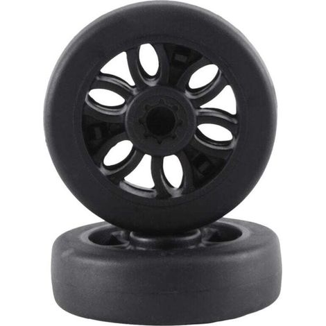 Roues Pour Valises - 50 X 15 Mm - Roulettes Universelles Pu - 360 Degres - Pour Bagages - Lot De 2 (1/4)