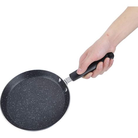 15cm/6inch Mini Poêle à Frire Pour Omelette, Crêpes et Oeuf au Plat - Compatible Induction, Portable Pour Camping (1/5)