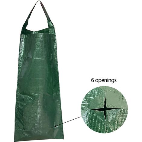 Erdbeer-Pflanzbeutel mit 6 Löchern, atmungsaktiv und zum Aufhängen, ideal für den Garten. (1/2)