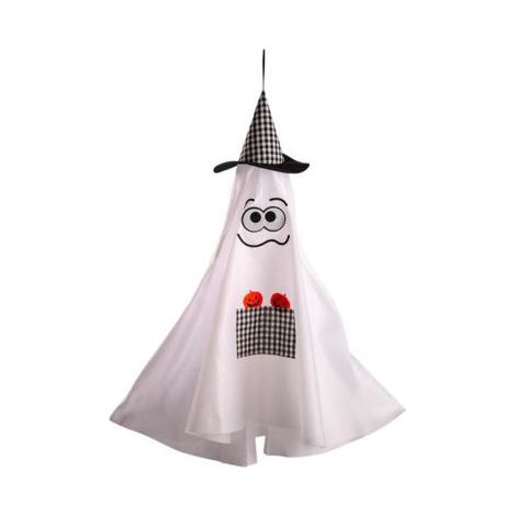 FANTASMA COLGANTE BLANCO 80CM HALLOWEEN