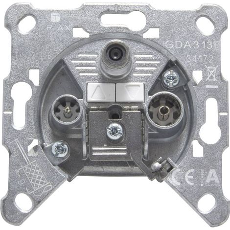 Triax GDA 313 Presa per antenna SAT, TV, Onde ultracorte Da incasso Presa passante
