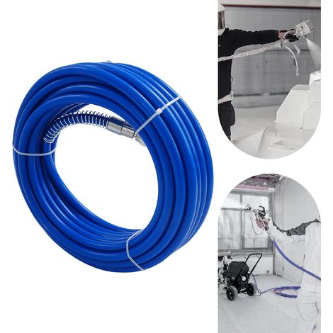 High Pressure Spray Hoses for Sprayers, Flexible Fibre Hose for Paints Sprayers, Airless Spray Hose, 15 Metres, Suitable for Spraying Paint, Anti Rust Paint, Eco Friendly Paint, etc. (1/5)