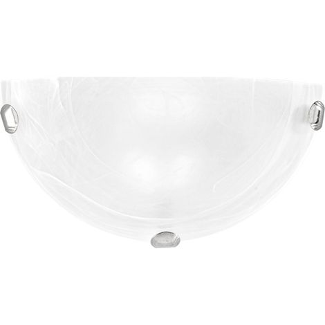 Applique LED LUNA in vetro bianco 12W 4000K (luce naturale) (1/3)