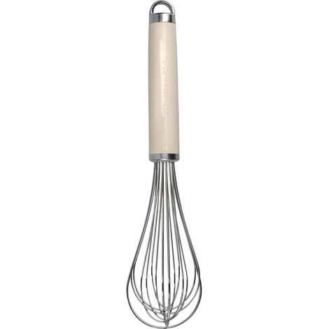 [NIE BENUTZT]KitchenAid - Schneebesen aus Edelstahl - Mandelweiß,KitchenAid - Schneebesen aus Edelstahl - Mandelweiß (1/4)
