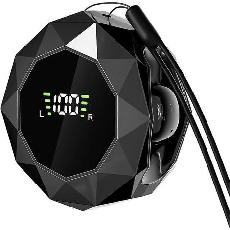 mini Sleep Casque TWS Bluetooth 6.0 Écouteurs sans Fil Heasets HiFi Stéréo Réduction du Bruit Invisible Écouteurs B (1/5)