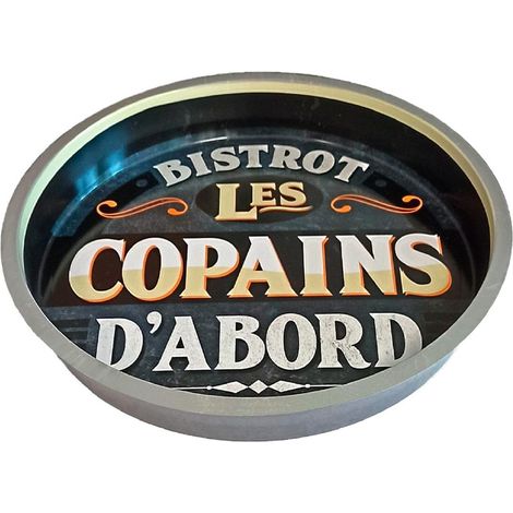 Plateau métallique Bistrot Les Copains dAbord (1/3)
