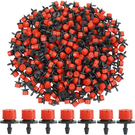 100 Goutteurs, 360° Réglable, 1/4 pouce, Buses émetteur, Jardin Arrosage Automatique (1/5)