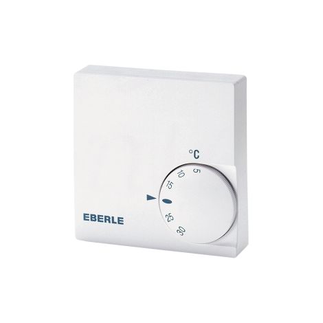 Termostato Eberle RTR-E 6121 blanco montaje en superficie