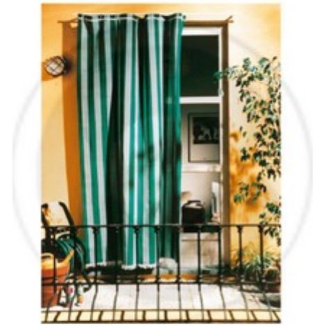 auvent coton polyester 140x300h moustiquaire externe rayA  bleu