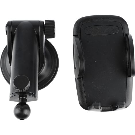 Support téléphone voiture télescopique réglable rotation 360° fixation solide sur tableau de bord pour véhicule (1/5)