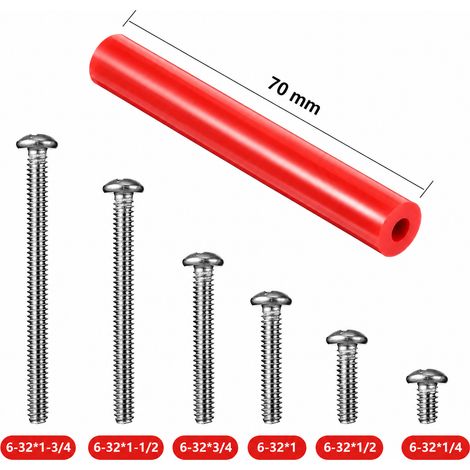 Kit cales d'espacement pour prise électrique rouge et vis 17.517.55cm 10 × 2 × 1 cm 100 g – Livraison gratuite