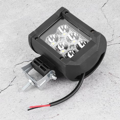 4-Zoll-Arbeitsleuchte mit 18 W und 6 LEDs für Autos, Motorräder und Geländefahrzeuge. (1/5)
