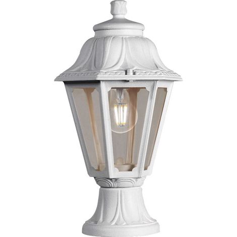 Farol De Pie FUMAGALLI MIKROLOT/ANNA E27 IP55 Transparente - Blanco