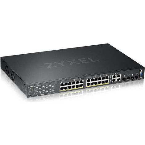 Zyxel GS2220-28HP 24-Port + 4x SFP/Rj45 Gb POE+ (1/4)