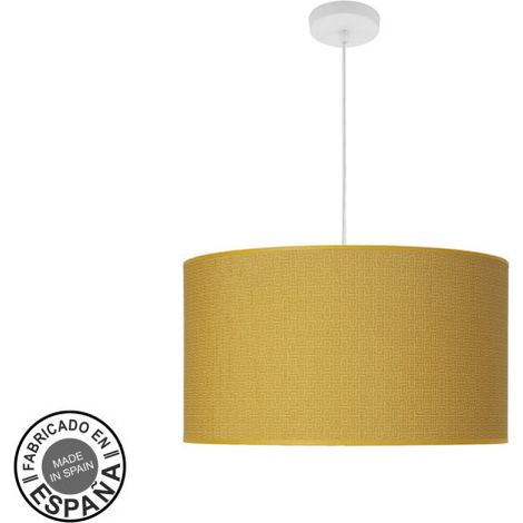 Fashion Pendelleuchte 3xe27 Weiß/Gelb Regx50x50cm C/Diffusor