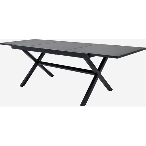 Tavolo da giardino allungabile in alluminio, 240cm
