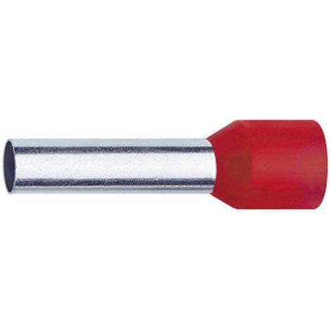 Embout simple d'extrémité de câble Klauke 4718 1 mm² x 8 mm partiellement isolé rouge 1000 pc(s) (1/2)