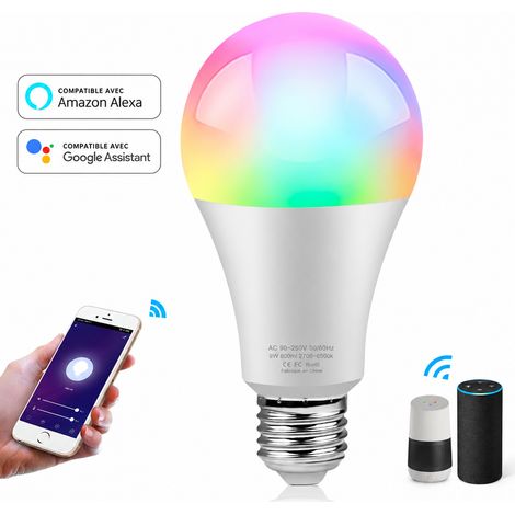 Ampoule LED connectée E27 18W 1720 lm WiFi RGBCW Tuya 18w 1720 3 kg – Livraison gratuite (1/5)