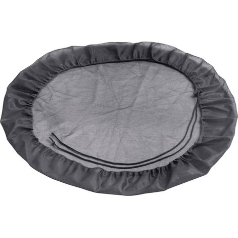 Meister Regentonnen-Netz - Ø 105 cm - 2 Stück - Verstellbare Kordel - Reißfest & witterungsbeständig - Polyester / Laubschutz-Netz / Regentonnenabdeckung / 9960500
