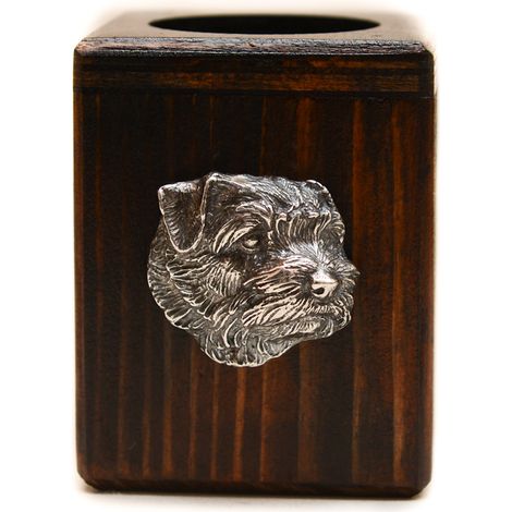 Norfolk Terrier - un candeliere in legno con un cane, un ricordo unico dopo la perdita di un cane, realizzato a mano da Art-Dog (1/5)