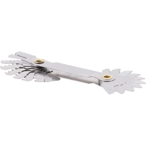 Jauge de pas filetage standard américaine 55-60 degrés pour (1/5)