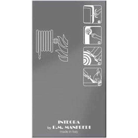 LASTRA SAFE CRASH ESTERNA UNI45  292X495 MM   R.M. MANFREDI SNC DI MANFREDI