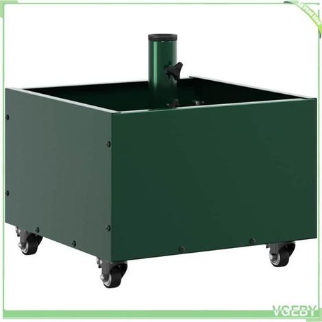 Base de parasol - FAFEICY - 42010367 - Vert - Acier - 45x45x45 cm (1/5)