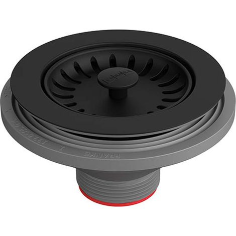 Franke - Válvula con tamiz Colorline, negro mate 112.0668.276
