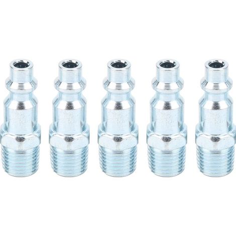 Connecteur d'outil pneumatique, prise de Style américain, raccord d'air industriel, accessoires de compresseur, 5 pièces (1/4)