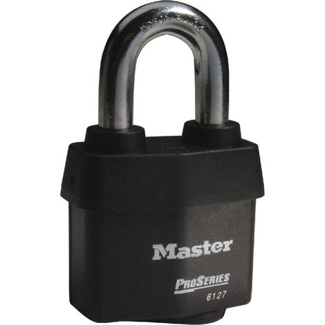 MASTER LOCK Lucchetto ad Alta Sicurezza [Chiave] [Esterno] [CEN Insurance Approved] 6127EURD - Ideale per Trasporto e Applicabilit Industriale (1/5)