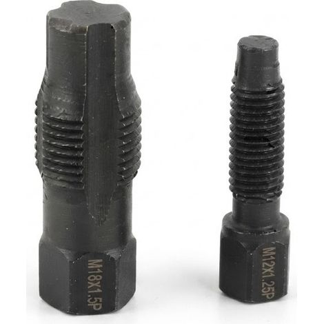 Reparador de roscas para sensor de oxígeno, 2 piezas (M12 Y M18)