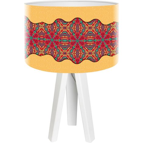 Lampe de chevet stamps foto-101 - Blanc, multicolore (1/3)